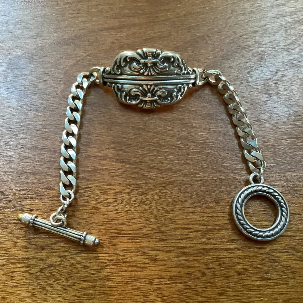 Brighton Silver-tone Toggle Bracelet